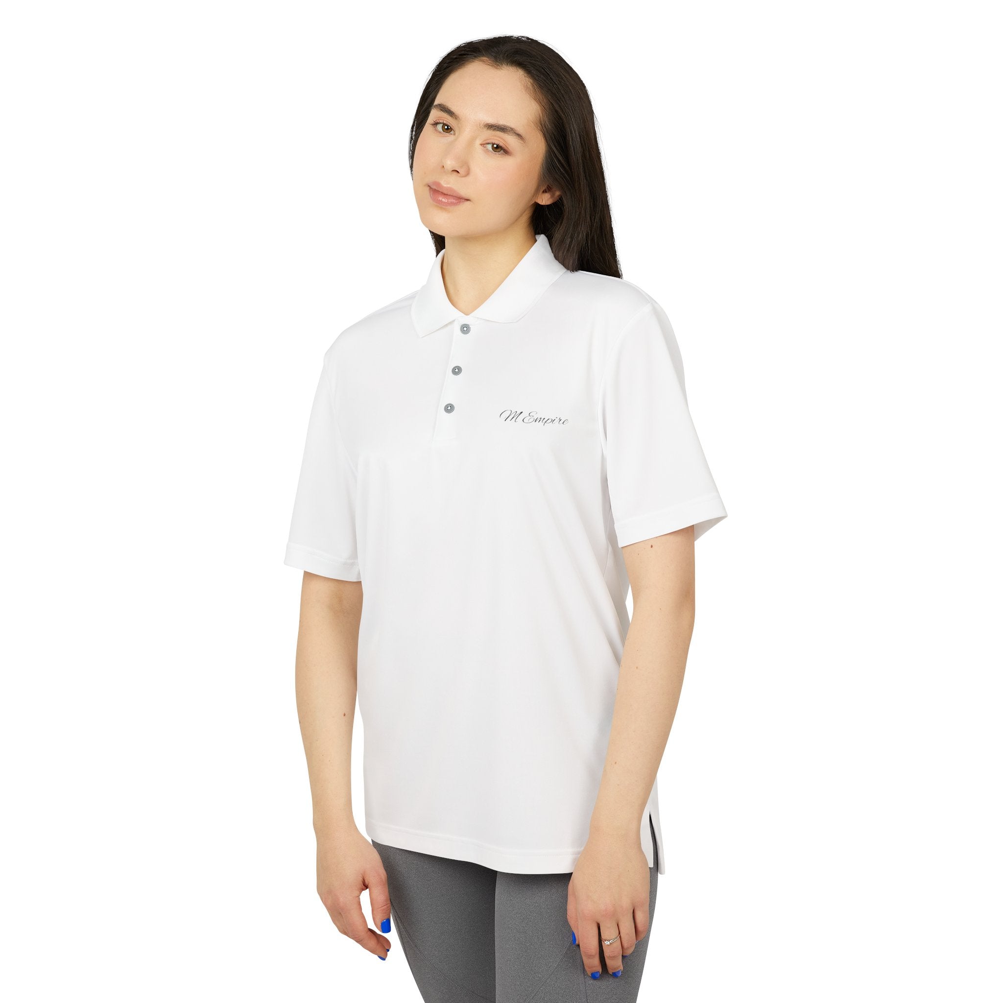 Performance Polo Shirt — Minimal Script Logo Athletic Golf Tee
