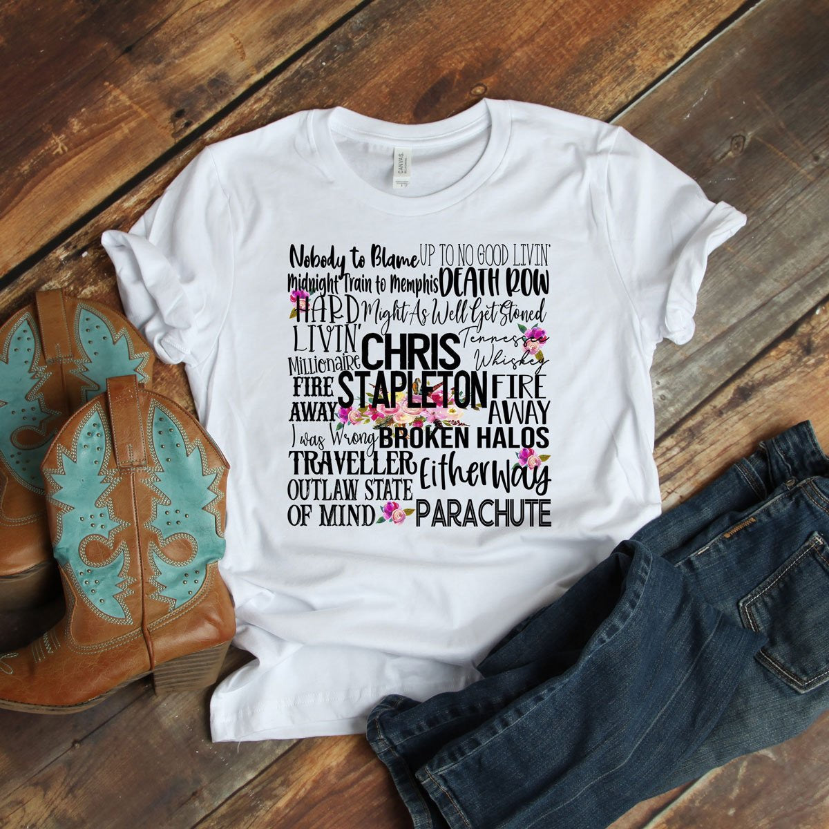 Chris Stapleton - White Tee